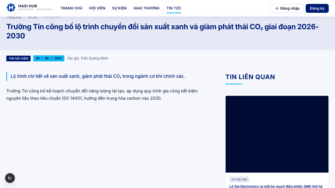 Trang chi tiết bài viết với tiêu đề, ảnh đại diện và nội dung