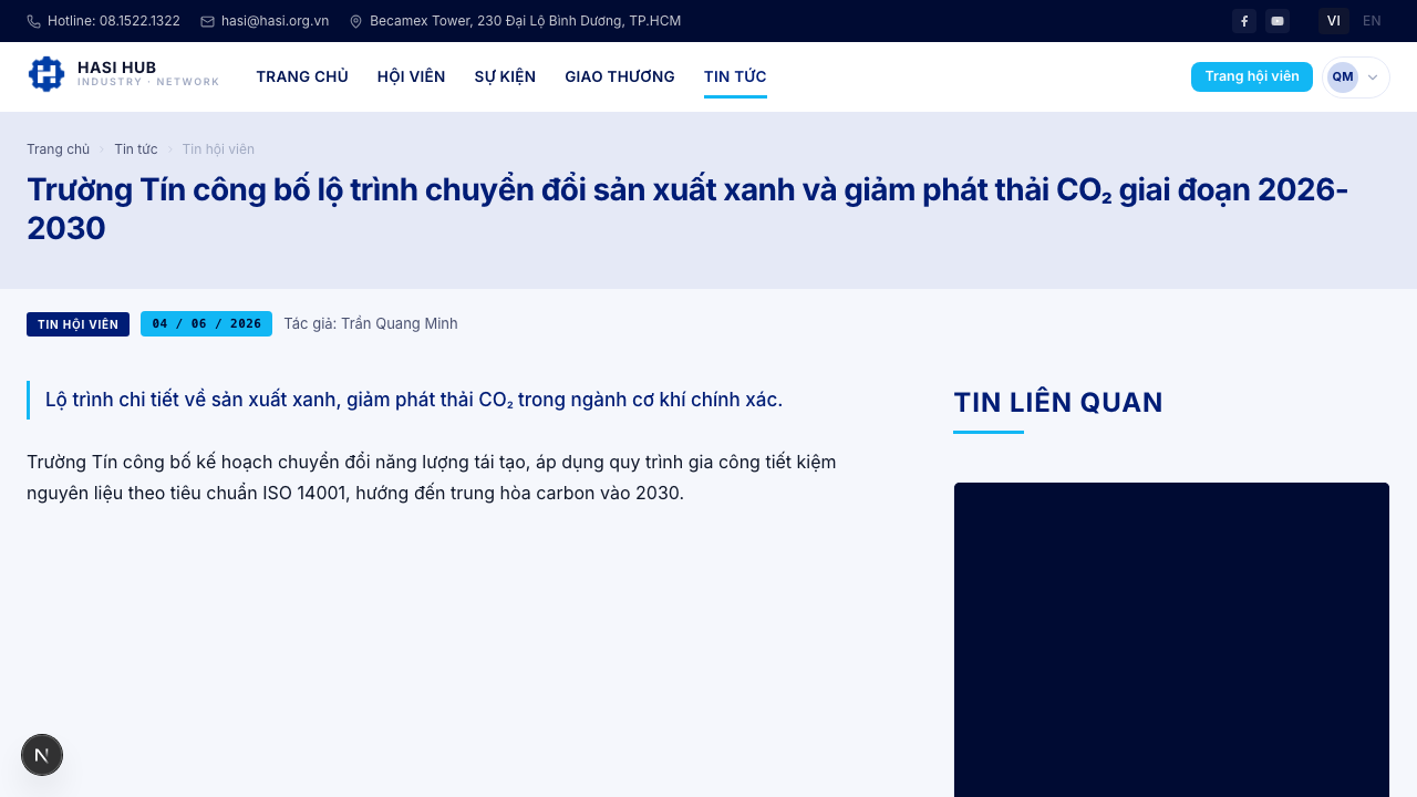 Trang chi tiết bài viết đã đăng